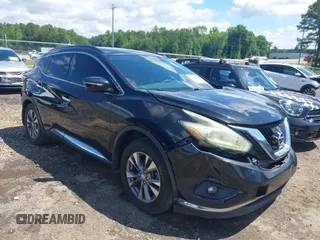 2015 Nissan Murano S z VIN 5N1AZ2MG2FN210281, wystawiony jako IAAI lot #42230415 z przebiegiem 205 198 mil mil oraz . Historia ofert i sprzedaży dostępna na DreamBid. Obrazek 1.