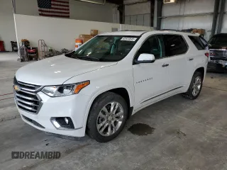 2021 Chevrolet Traverse High Country with VIN 1GNEVNKW8MJ216210, listed as a Copart auction lot 62833845 with 37,515 mi miles and Salvage title. Bid and sale history available at DreamBid. Image 1.