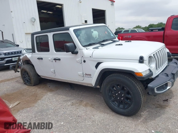 2023 Jeep Gladiator Overland z VIN 1C6HJTFG7PL566484, wystawiony jako IAAI lot #42424428 z przebiegiem 52 057 mil mil oraz . Historia ofert i sprzedaży dostępna na DreamBid. Obrazek 13.