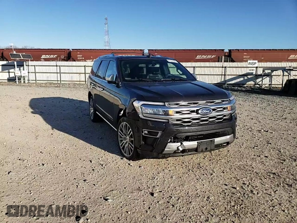 2022 Ford Expedition Platinum with VIN 1FMJU1MTXNEA47383, listed as a Copart auction lot 87005364 with 28,696 mi miles and Salvage title. Bid and sale history available at DreamBid. Image 11.