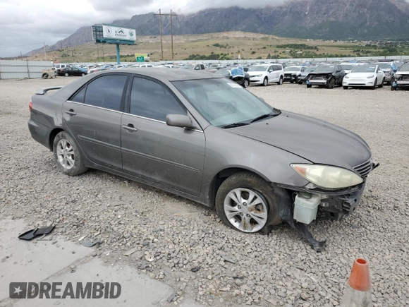2005 Toyota Camry LE with VIN 4T1BE30K95U966890, listed as a Copart auction lot 56708695 with Not provided miles and Salvage title. Bid and sale history available at DreamBid. Image 4.