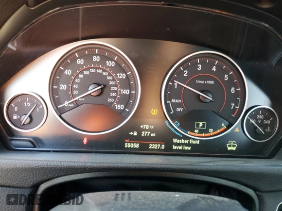 2016 BMW 4 Series 428i with VIN WBA3V7C57G5A27594, listed as a Copart auction lot 87968815 with 55,058 mi miles and Salvage title. Bid and sale history available at DreamBid. Image 9.