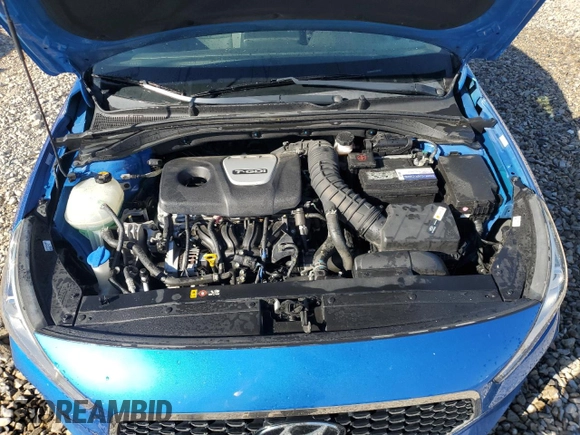 2018 Hyundai Elantra GT Sport with VIN KMHH55LC1JU032985, listed as a Copart auction lot 77598934 with 43,221 mi miles and Salvage Title. Bid and sale history available at carsss.com. Image 11.