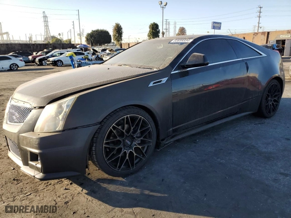 2011 Cadillac CTS Coupe with VIN 1G6DA1ED9B0156253, listed as a Copart auction lot 83859334 with 139,657 mi miles and Salvage Title. Bid and sale history available at carsss.com. Image 1.