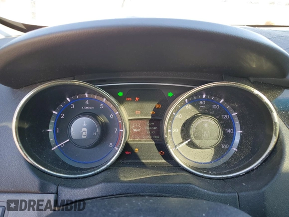 2012 Hyundai Sonata Limited with VIN 5NPEC4AC9CH469480, listed as a Copart auction lot 42387105 with 124,526 mi miles and Salvage Title. Bid and sale history available at carsss.com. Image 9.