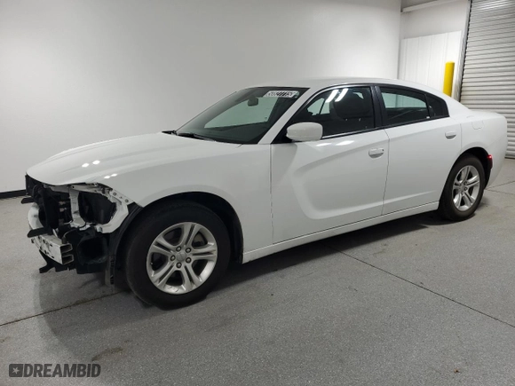 2022 Dodge Charger SXT with VIN 2C3CDXBG6NH192567, listed as a Copart auction lot 50827715 with 93,775 mi miles and Clean Title. Bid and sale history available at carsss.com. Image 1.
