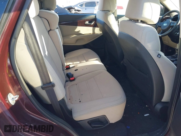 2017 Kia Sorento LX with VIN 5XYPG4A32HG271299, listed as a IAAI auction lot 41342809 with 124,665 mi miles. Bid and sale history available at carsss.com. Image 8.