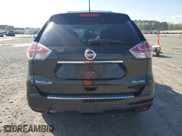 2015 Nissan Rogue SL with VIN 5N1AT2MV0FC812043, listed as a Copart auction lot 50806865 with 173,793 mi miles and Salvage title. Bid and sale history available at DreamBid. Image 6.