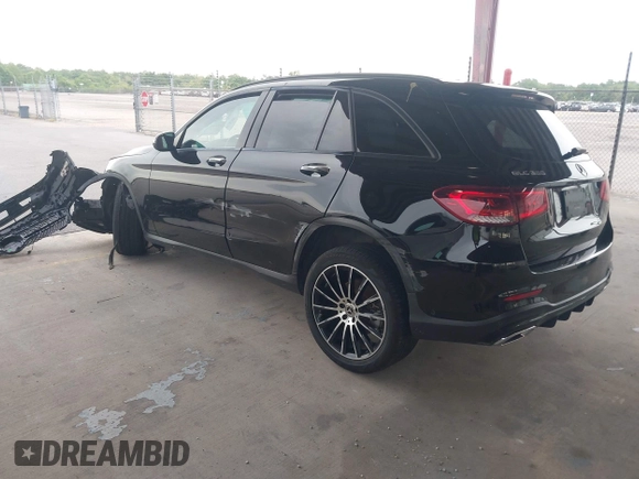 2021 Mercedes-Benz GLC 300 with VIN W1N0G8DB8MV291242, listed as a IAAI auction lot 42424790 with 51,039 mi miles and . Bid and sale history available at DreamBid. Image 3.
