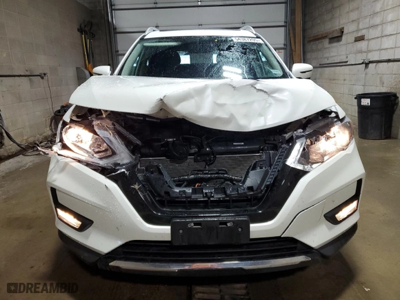 2017 Nissan Rogue SL with VIN 5N1AT2MVXHC747463, listed as a Copart auction lot 54387205 with 56,073 mi miles and Salvage Title. Bid and sale history available at carsss.com. Image 5.
