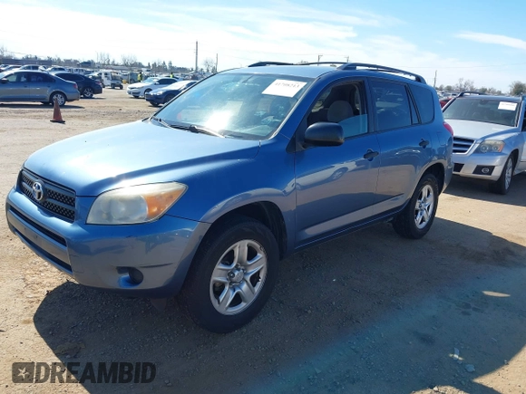 2007 Toyota RAV4 with VIN JTMZD33V375051123, listed as a IAAI auction lot 41708213 with 217,412 mi miles. Bid and sale history available at carsss.com. Image 2.