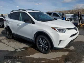 2018 Toyota RAV4 LE with VIN 2T3BFREVXJW741009, listed as a Copart auction lot 46268685 with 53,467 mi miles and Salvage Title. Bid and sale history available at DreamBid. Image 4.