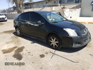 2012 Nissan Sentra SR with VIN 3N1AB6AP7CL756416, listed as a Copart auction lot 52193285 with 156,842 mi miles and Salvage Title. Bid and sale history available at DreamBid. Image 4.