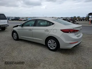 2017 Hyundai Elantra SE with VIN KMHD74LF9HU407819, listed as a Copart auction lot 53100995 with 100,966 mi miles and Salvage title. Bid and sale history available at DreamBid. Image 2.