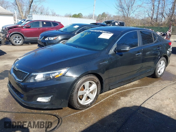 2014 Kia Optima LX with VIN 5XXGM4A71EG270298, listed as a IAAI auction lot 41839869 with 126,209 mi miles. Bid and sale history available at carsss.com. Image 17.