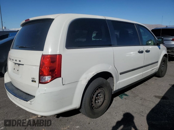 2011 Dodge Grand Caravan with VIN 2D4JN1AG4BR651747, listed as a Copart auction lot 48582855 with Not Provided miles and Salvage Title. Bid and sale history available at DreamBid. Image 3.