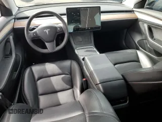 2021 Tesla Model 3 Standard Range Plus with VIN 5YJ3E1EA0MF997191, listed as a Copart auction lot 49659825 with 40,647 mi miles and Salvage Title. Bid and sale history available at DreamBid. Image 8.