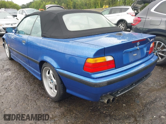 1998 BMW 3 Series M3 with VIN WBSBK0336WEC38029, listed as a IAAI auction lot 42020010 with 145,340 mi miles. Bid and sale history available at carsss.com. Image 3.