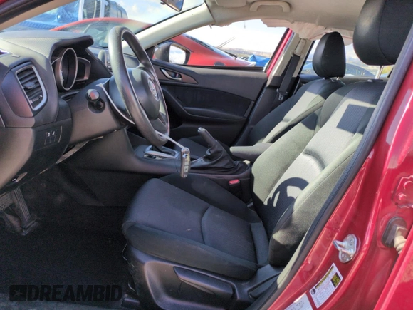 2015 Mazda 3 i SV with VIN JM1BM1T72F1228385, listed as a Copart auction lot 54739375 with 94,322 mi miles and Salvage Title. Bid and sale history available at DreamBid. Image 7.