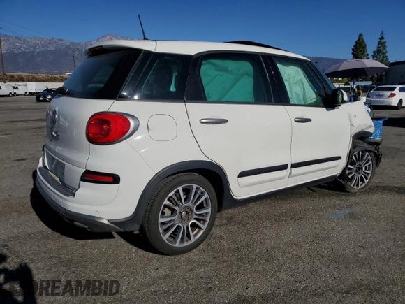 2019 FIAT 500L Trekking with VIN ZFBNFADH6KZ042149, listed as a Copart auction lot 81961714 with 51,554 mi miles and Salvage Title. Bid and sale history available at carsss.com. Image 3.