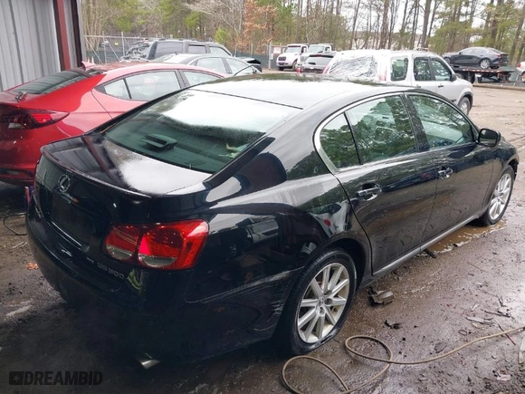 2006 Lexus GS 300 with VIN JTHCH96S760014083, listed as a IAAI auction lot 41723099 with 105,629 mi miles. Bid and sale history available at carsss.com. Image 4.