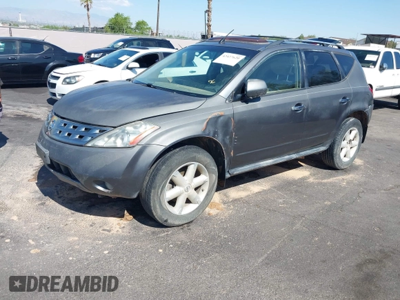 2005 Nissan Murano SL z VIN JN8AZ08W15W426016, wystawiony jako IAAI lot #42427620 z przebiegiem 231 539 mil mil oraz . Historia ofert i sprzedaży dostępna na DreamBid. Obrazek 2.
