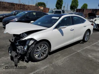 2019 Lexus ES 350 with VIN 58ABZ1B10KU024504, listed as a Copart auction lot 61675655 with 35,124 mi miles and Salvage title. Bid and sale history available at DreamBid. Image 1.