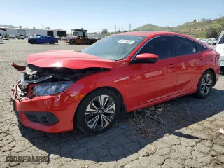 2018 Honda Civic Sedan EX-L with VIN JHMFC1F77JX028834, listed as a Copart auction lot 52118885 with 96,537 mi miles and Salvage Title. Bid and sale history available at carsss.com. Image 1.