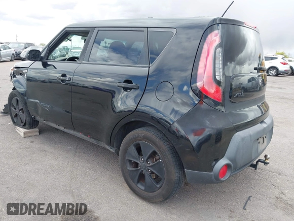 2014 Kia Soul with VIN KNDJN2A23E7010277, listed as a IAAI auction lot 41964507 with 91,726 mi miles. Bid and sale history available at carsss.com. Image 3.