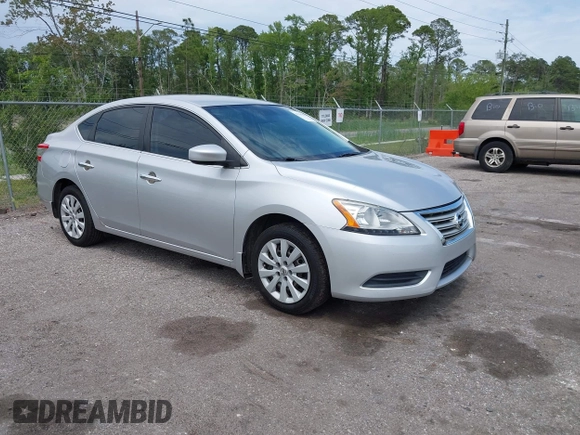 2014 Nissan Sentra SV z VIN 3N1AB7AP2EY320486, wystawiony jako IAAI lot #42201055 z przebiegiem Nie podano mil oraz . Historia ofert i sprzedaży dostępna na DreamBid. Obrazek 1.