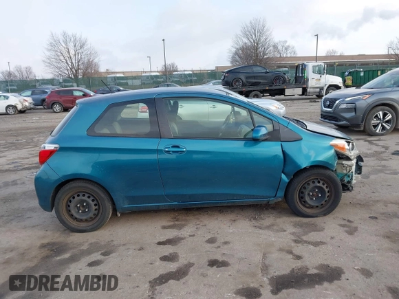 2013 Toyota Yaris L with VIN JTDJTUD38DD553999, listed as a IAAI auction lot 41642903 with 75,795 mi miles. Bid and sale history available at carsss.com. Image 13.