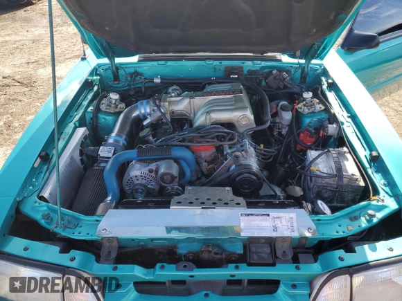 1993 Ford Mustang z VIN 1FACP40E9PF168633, wystawiony jako Copart lot #71578014 z przebiegiem 954 mil mil oraz Szkoda całkowita • Salvage title. Historia ofert i sprzedaży dostępna na DreamBid. Obrazek 11.