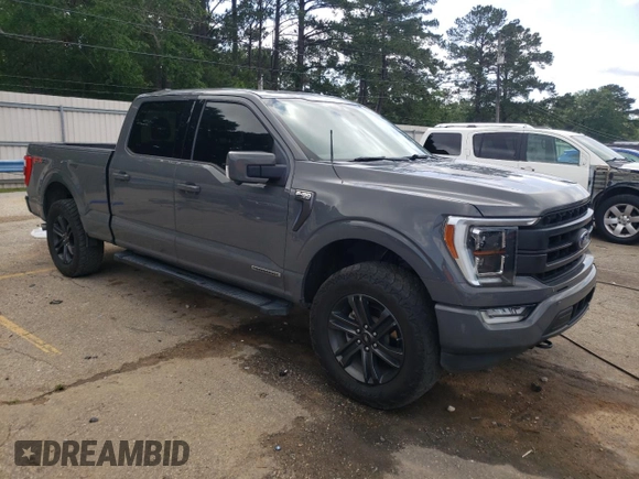 2021 Ford F-150 XL with VIN 1FTFW1ED0MFC98028, listed as a Copart auction lot 56652825 with 100,062 mi miles and Salvage title. Bid and sale history available at DreamBid. Image 4.