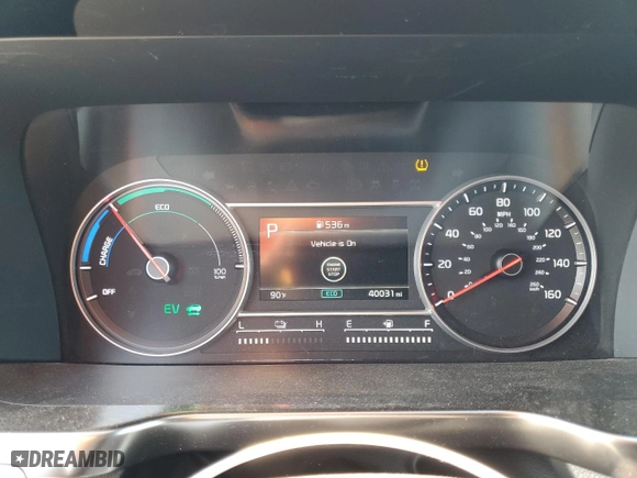 2023 Kia Sorento Hybrid EX with VIN KNDRHDLG7P5189615, listed as a Copart auction lot 75357654 with 40,031 mi miles and Salvage Title. Bid and sale history available at carsss.com. Image 9.