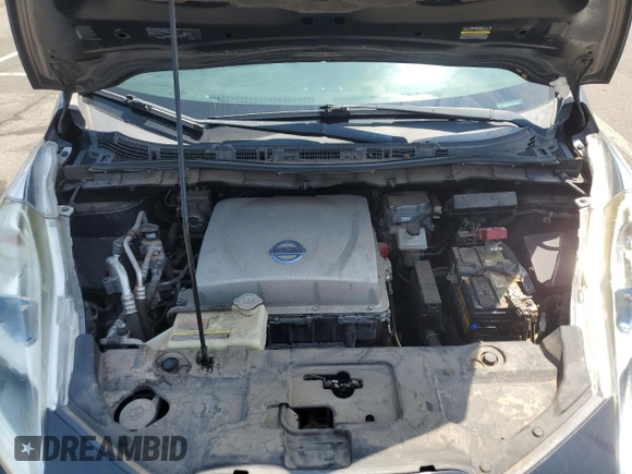 2013 Nissan LEAF SV with VIN 1N4AZ0CP0DC403733, listed as a Copart auction lot 63444585 with 56,896 mi miles and Clean title. Bid and sale history available at DreamBid. Image 11.
