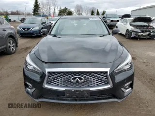 2023 Infiniti Q50 Luxe with VIN JN1EV7BR1PM543584, listed as a Copart auction lot 53582905 with Not provided miles and Clean title. Bid and sale history available at DreamBid. Image 5.