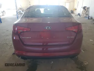 2012 Kia Optima EX with VIN 5XXGN4A77CG053039, listed as a Copart auction lot 48676705 with 114,501 mi miles and Salvage Title. Bid and sale history available at DreamBid. Image 6.