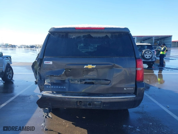 2017 Chevrolet Suburban Premier with VIN 1GNSKJKC0HR274605, listed as a IAAI auction lot 41828392 with 144,747 mi miles. Bid and sale history available at carsss.com. Image 16.
