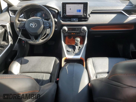 2019 Toyota RAV4 Adventure with VIN 2T3J1RFV6KC001694, listed as a Copart auction lot 58218745 with 69,646 mi miles and Salvage title. Bid and sale history available at DreamBid. Image 8.