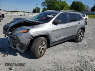 2016 Jeep Cherokee Trailhawk z VIN 1C4PJMBB5GW188426, wystawiony jako Copart lot #52907445 z przebiegiem 115 225 mil mil oraz Szkoda całkowita • Salvage title. Historia ofert i sprzedaży dostępna na DreamBid. Obrazek 1.