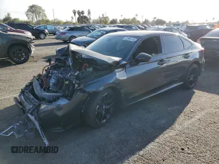 2025 Honda Civic Sedan Hybrid Sport with VIN 2HGFE4F83SH312992, listed as a Copart auction lot 47895135 with 0 mi miles and Salvage Title. Bid and sale history available at carsss.com. Image 1.