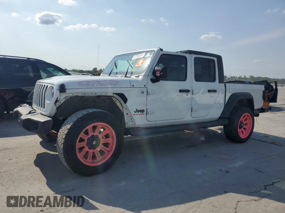 2020 Jeep Gladiator Sport S с VIN 1C6HJTAG8LL121995, выставлен на аукционе Copart как лот 57208555 с пробегом 118 545 миль миль и Чистый • Clean title. История ставок и продаж доступна на DreamBid. Изображение 1.