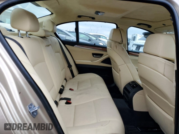 2013 BMW 5 Series 550i xDrive with VIN WBAFU9C55DDY71630, listed as a Copart auction lot 52511635 with 51,474 mi miles and Salvage title. Bid and sale history available at DreamBid. Image 10.