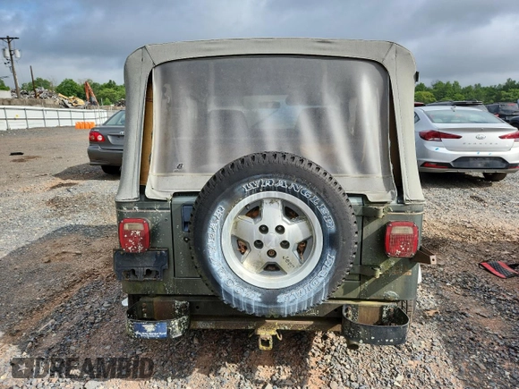 1992 Jeep Wrangler with VIN 2J4FY49S2NJ554502, listed as a Copart auction lot 63345035 with 113,897 mi miles and Clean title. Bid and sale history available at DreamBid. Image 6.