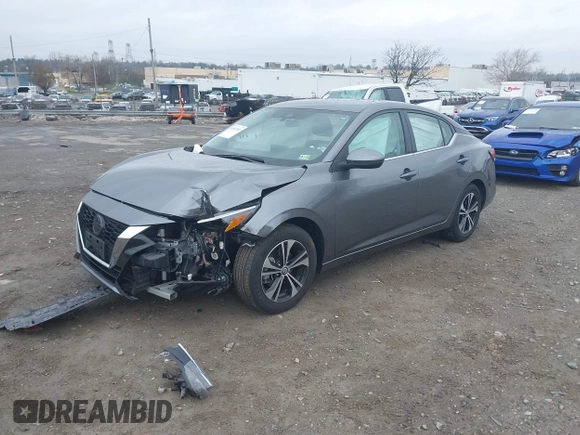2023 Nissan Sentra SV with VIN 3N1AB8CV1PY261371, listed as a IAAI auction lot 41947492 with 39,764 mi miles and . Bid and sale history available at DreamBid. Image 2.