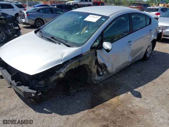 2017 Kia Forte LX with VIN 3KPFK4A7XHE025899, listed as a IAAI auction lot 41791197 with 156,884 mi miles. Bid and sale history available at carsss.com. Image 17.