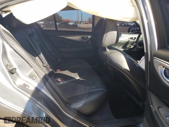 2022 Infiniti Q50 LUXE with VIN JN1EV7BR7NM341197, listed as a Copart auction lot 48691555 with 35,895 mi miles and Salvage Title. Bid and sale history available at carsss.com. Image 10.