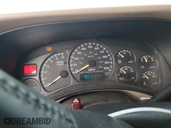 2001 Chevrolet Tahoe LT z VIN 1GNEK13TX1R176358, wystawiony jako Copart lot #56389115 z przebiegiem 241 898 mil mil oraz Szkoda całkowita • Salvage title. Historia ofert i sprzedaży dostępna na DreamBid. Obrazek 9.