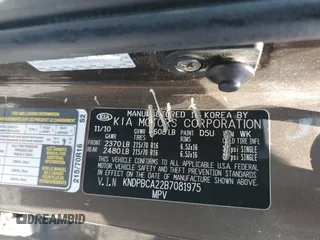 2011 Kia Sportage LX с VIN KNDPBCA22B7081975, выставлен на аукционе Copart как лот 65411875 с пробегом 201 127 миль миль и Списание • Salvage title. История ставок и продаж доступна на DreamBid. Изображение 13.