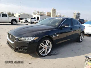2017 Jaguar XE 35t Prestige with VIN SAJAK4BV6HA946772, listed as a Copart auction lot 47204595 with 124,386 mi miles and Clean Title. Bid and sale history available at carsss.com. Image 1.
